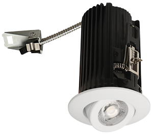2″ Round Adjustable Teak LED Light Engine