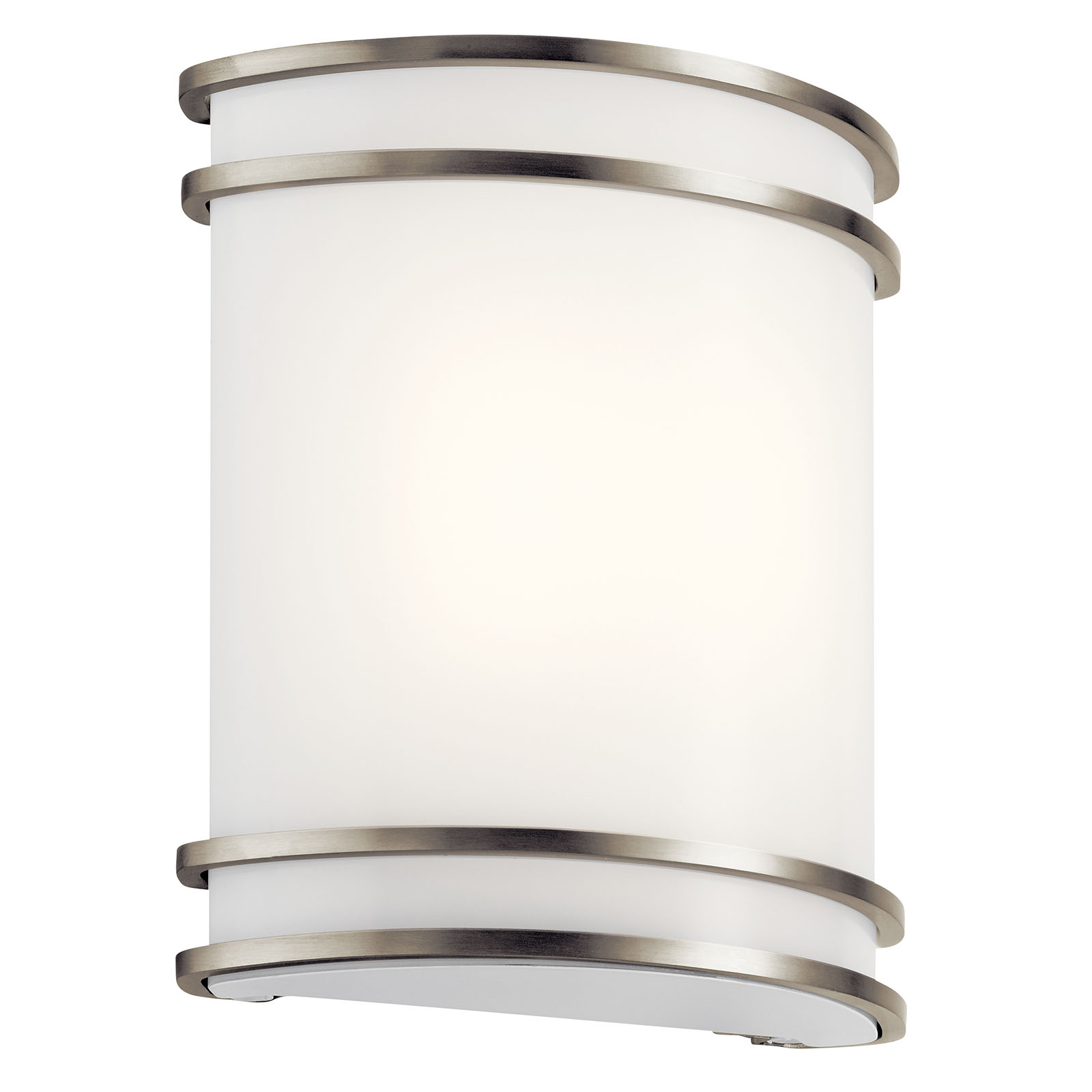 1 Light LED Wall Sconce Brushed Nickel